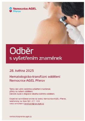 Odběr s vyšetřením znamének